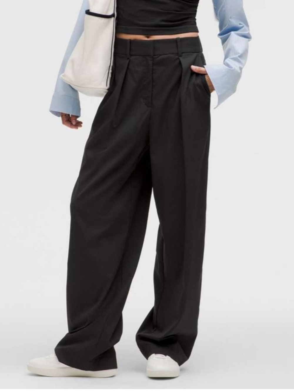 Lululemon Pleat-Front High-Rise Trouser *Regular black - size 8